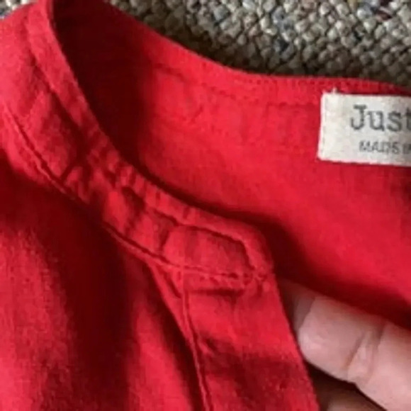 Just living Linen Blend Beach Summer Minimalism Tank Dress Women Size XS - Picture 7 of 7